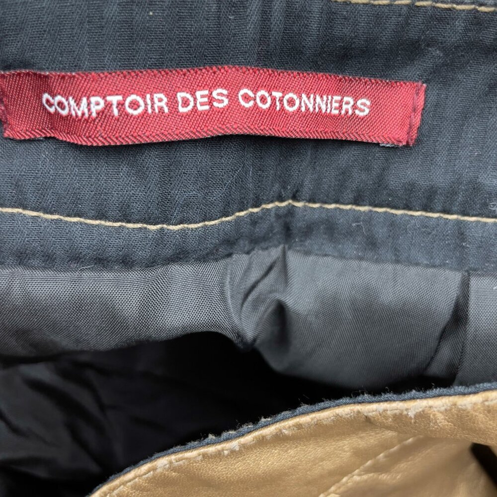 Comptoir Des Cotonniers Gold Mini Skirt - Picture 5 of 9